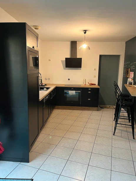 Cuisine sur mesure rénovation en bois