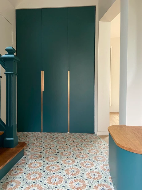 Dressing bois sur mesure entrée