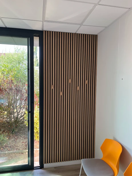 Panneaux bois pan de mur