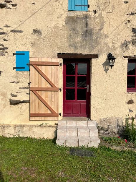 Volet en bois menuiserie