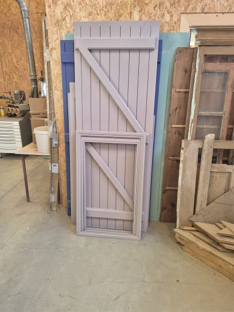 Volet en bois rénovation